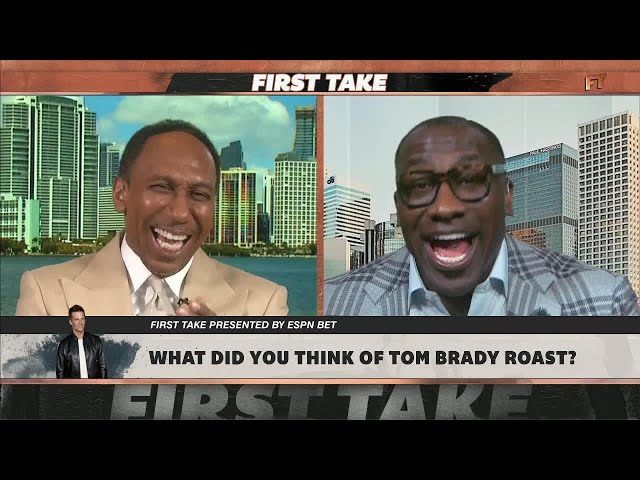 EPIC! SENSATIONAL! 👏 Stephen A. LOVED the Roast of Tom Brady | First Take class=