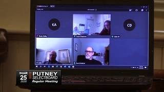 Putney Selectboard: Putney SB Mtg 3/25/20