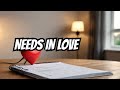 Love vs. Needs: The Impact on Relationships