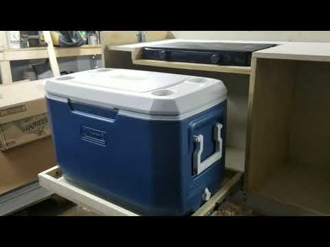 Off Road Trailer Slide Out Kitchen Framing And Drawer Slides You