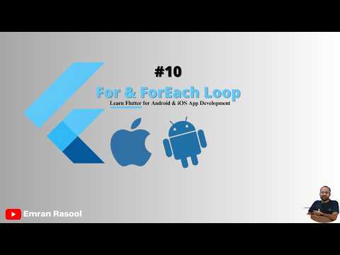 For Loop vs forEach Loop in Dart | Dart Loop Tutorial for Beginners | @emran_rasool_official
