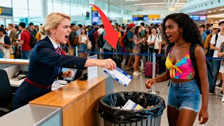 Gate Agent Throws Away Black Girl’s Passport — Seconds Later, Her FAA Father Grounds the Plane