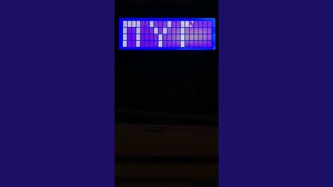 My Initials in an LCD & Arduino Animation