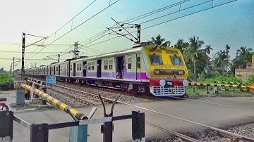 New Shiny 3-Phase Modern ICF Medha EMU Train Quickly Skip Between Railgate| Eastern Railways