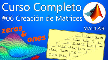 Curso Completo de Matlab - Sesión#6 Creación de Matrices