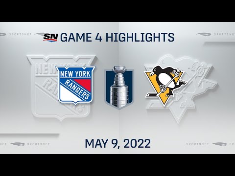 NHL Game 4 Highlights | New York Rangers vs. Pittsburgh Penguins  - May 9, 2022