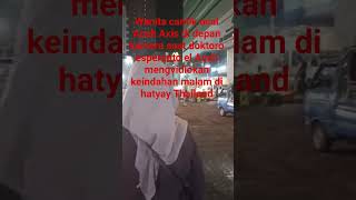 Detik detik wanita cantik asal Aceh Axis di depan kamera#shorts