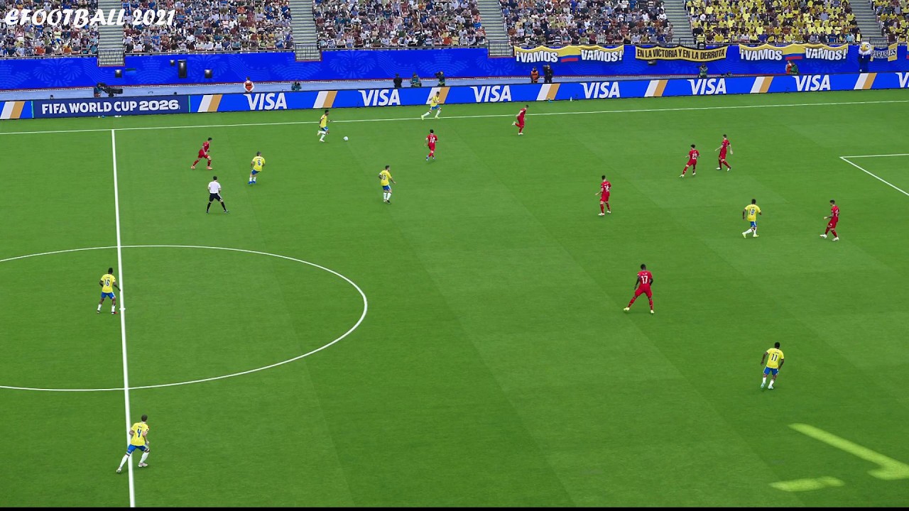 [LIVE] Colombia vs Portugal. eFootball Video Game Simulation - Full Match PES 2021