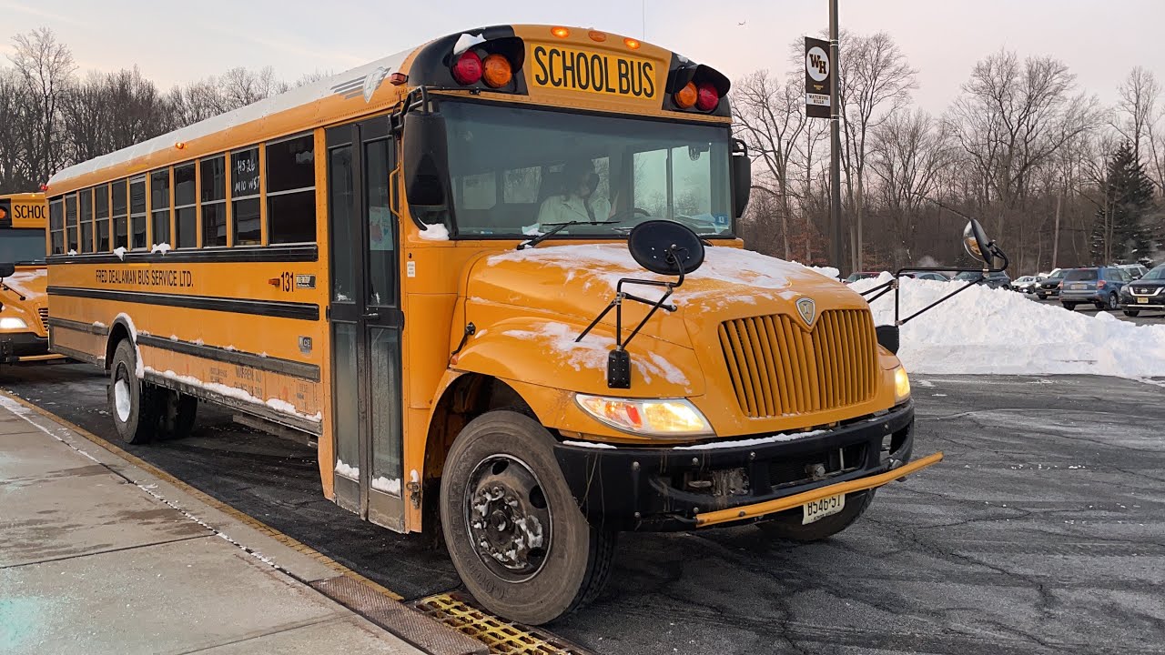Snowy School Buses - January 2022 School Buses Part 9