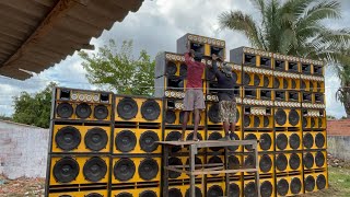 MONTAGEM DA RADIOLA MEGA ÁGUIA DE OURO EM SÃO MATHEUS CLUBE REGGAE NIGHT