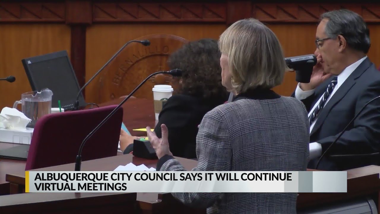Albuquerque City Council will continue virtual meetings - YouTube