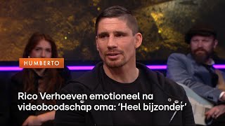 Rico Verhoeven in tranen na videoboodschap van zijn oma | Humberto