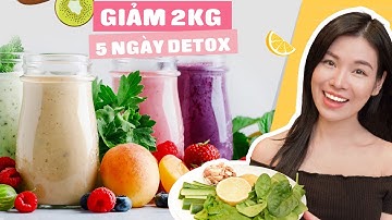 Cách làm nước Detox giảm cân tại nhà | Công thức thải độc | Thanh lọc cơ thể | Giảm mỡ bụng.