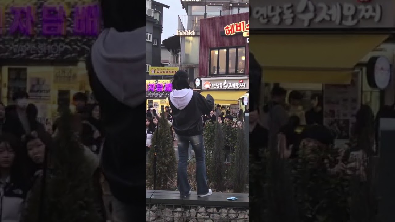 송하예 새 사랑 버스킹 공연 츨처: (감성꼬부기햄찌영국)