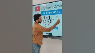 Add fractions✌️ #shorts #fractions #khantrickster