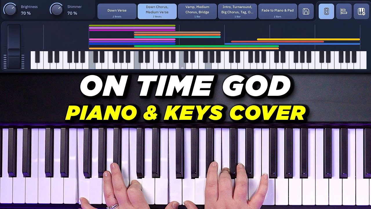 On Time God Piano & Keys Playthrough - Abbie Gamboa - Song Specific Patch Sunday Keys
