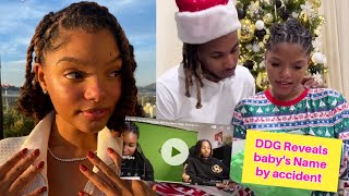 Halle Bailey’s Newborn Baby’s Name Reveal Accidentally In a Video By DDG Family
