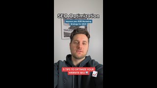 How to Improve Your Website SEO with 5 EASY Steps  SEO Optimization  B2B Marketing 2023