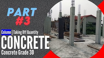 🔴 Concrete of Column | Taking Off Quantities | Part 3