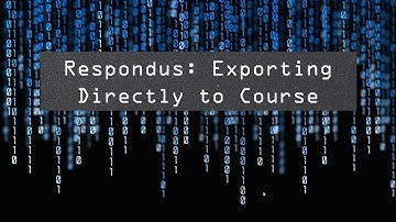 Respondus: Importing A Word Document