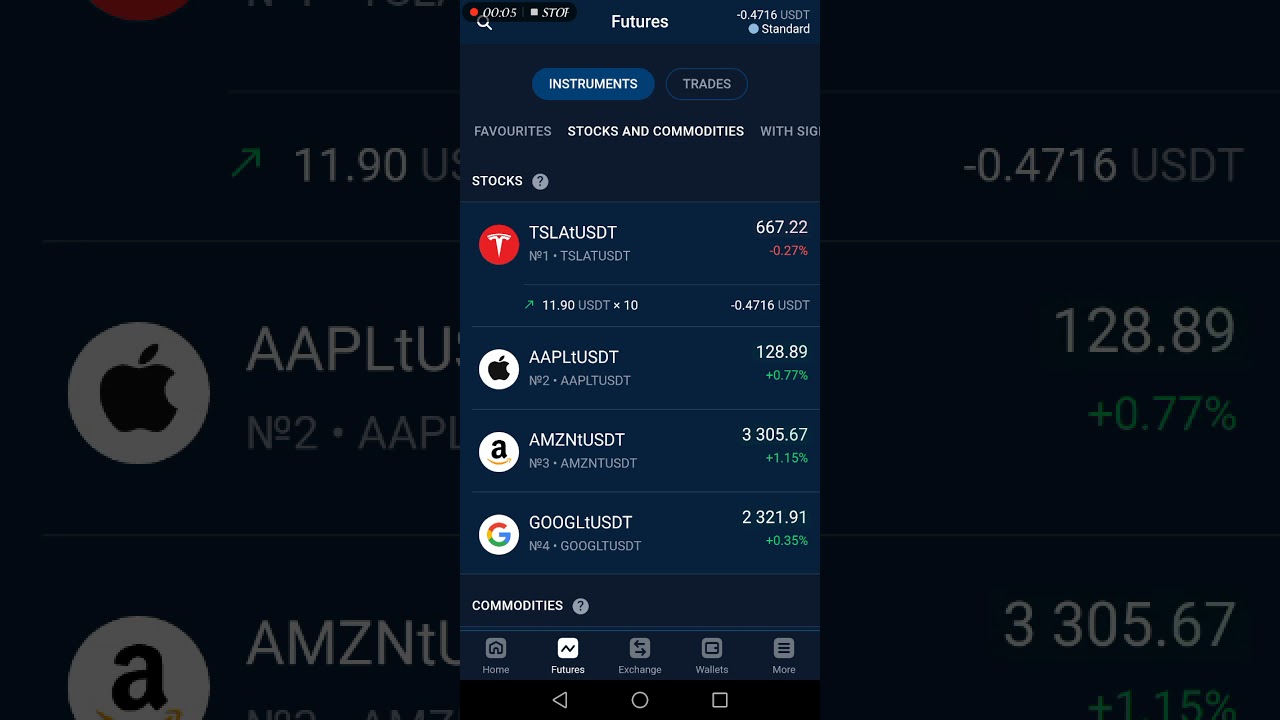 Stormgain update new feature. Tesla apple amazon google available 4 trading