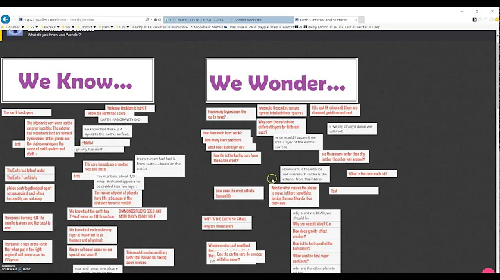 CEP week 1 - Screencast of Padlet