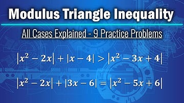 Modulus Inequalities Class 11th IIT JEE Mathematics