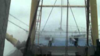 Slecht weer op de noordzee GO-28