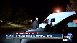 Death investigation underway after 2 found dead inside Aurora home, police say