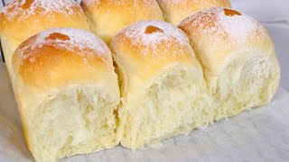 Extremely Easy & Fluffy without kneading delicious Cream Cheese Bun/Dinner Rolls! ❗Everyone like it