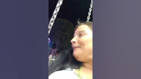 Zane Morrison 1st swing ride at fair