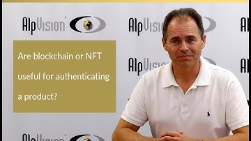 Are blockchain or NFT useful for authenticating a product?