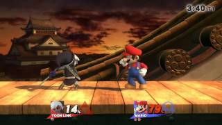 Toon Link vs Mario