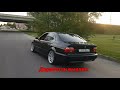 BMW E39 525D custom exhaust. sound diesel. Выхлоп