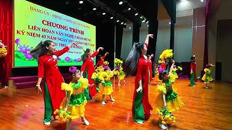 Múa: Tiếng hát những cô giáo trẻ | Trường mầm non Quỳnh Hội - hội diễn văn nghệ ngày 20 - 11