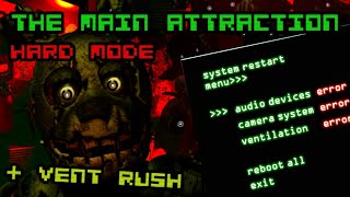 FNaF 3 CN | The Main Attraction Hard Mode + Vent Rush