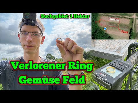 Auftragssuche: Ehering auf dem Gemüsefeld verloren. Schatzsuche auf 1 Hektar Land