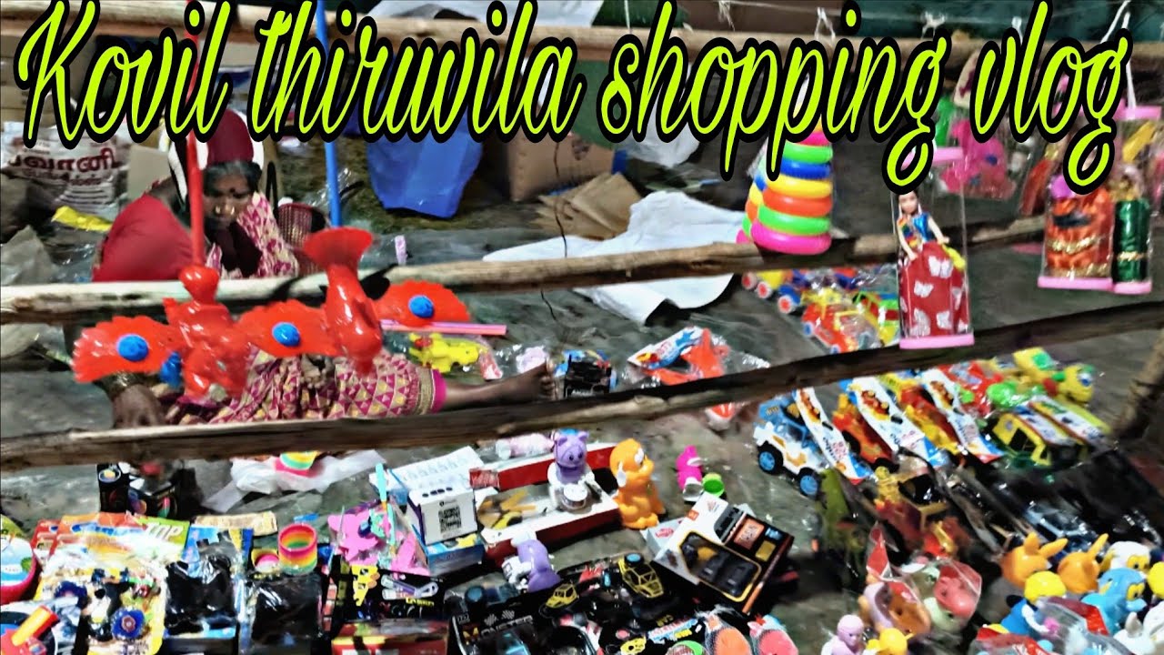 கோவில் திருவிழா / Kovil thiruvila shopping Fun and entertainment and neyvali internship boys