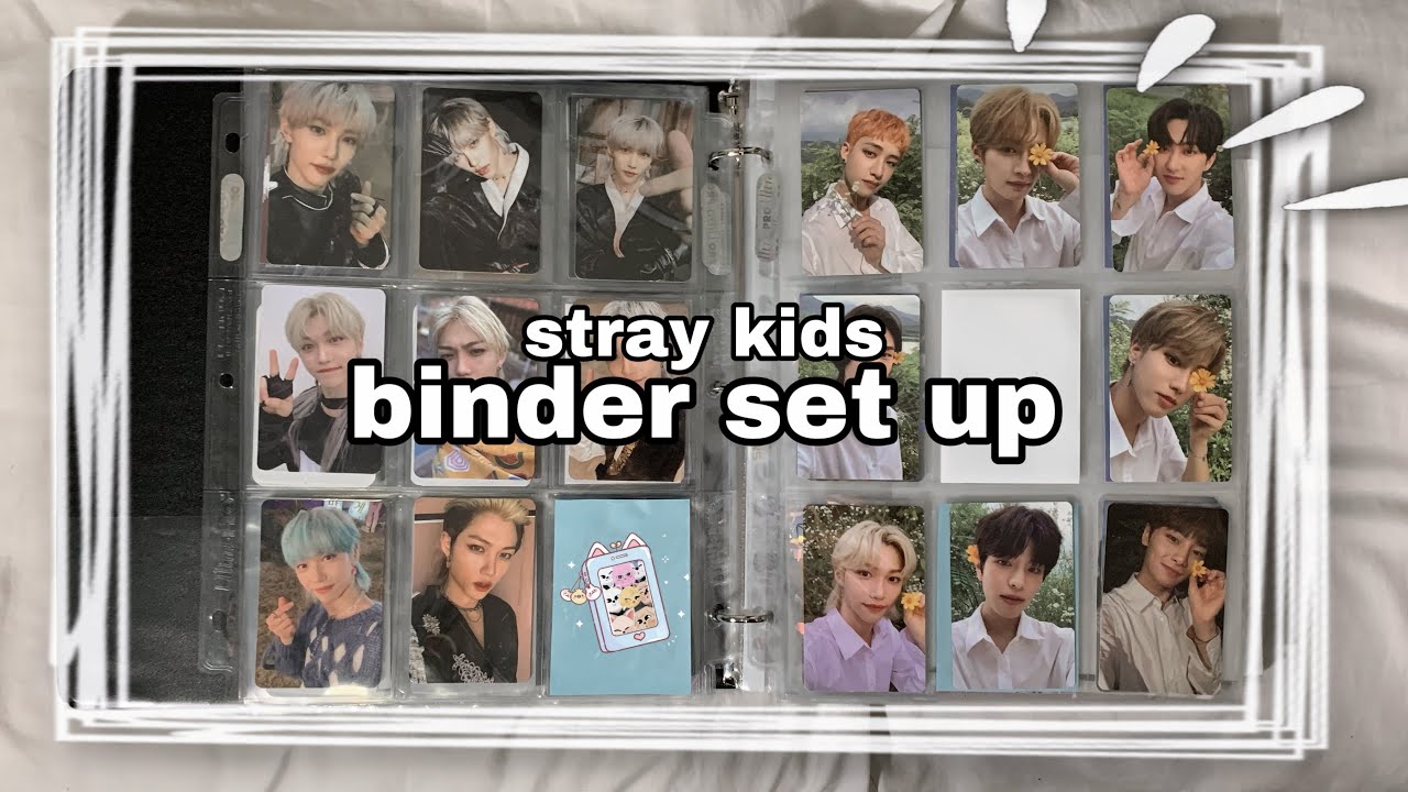 ORGANIZANDO MIS PHOTOCARDS DE STRAY KIDS! (BINDER TOUR)
