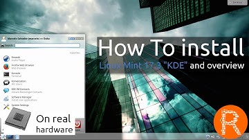 How To install  Linux Mint 17.3 "KDE" and overview | Solid, full-featured, polished