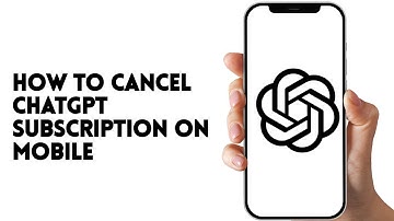 HOW TO CANCEL CHATGPT SUBSCRIPTION ON MOBILE