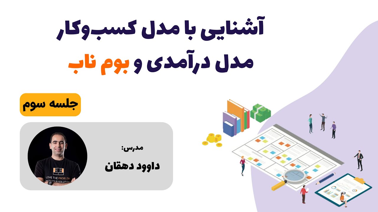 آشنایی با مدل کسبوکار، مدل درآمدی و بوم ناب - جلسه سوم - YouTube