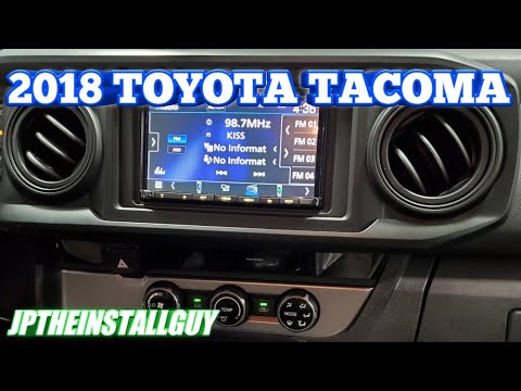 2018 toyota Tacoma radio removal - YouTube