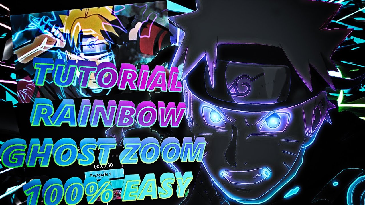 TUTORIAL RAINBOW GHOST ZOOM || ALIGHT MOTION TUTORIAL (easy) - YouTube