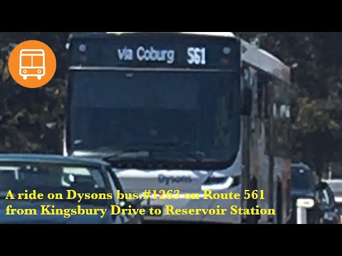 Route 561 A ride on Dysons bus #1263 on Route 561 from Kingsbury Drive to ...