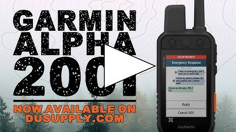 Garmin Alpha 200i