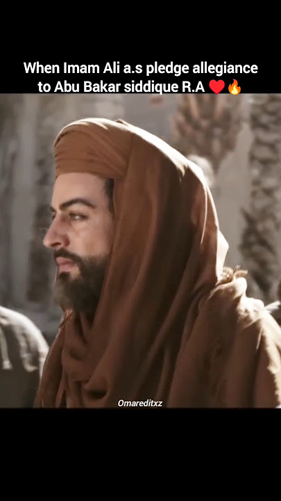 Imam Ali a.s pledge allegiance to Abu Bakar R.A ♥️🔥 #shorts