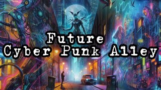 Focus music for work Cyber Punk Alley Ambient Music Study, Gaming, Yoga or Relaxing.