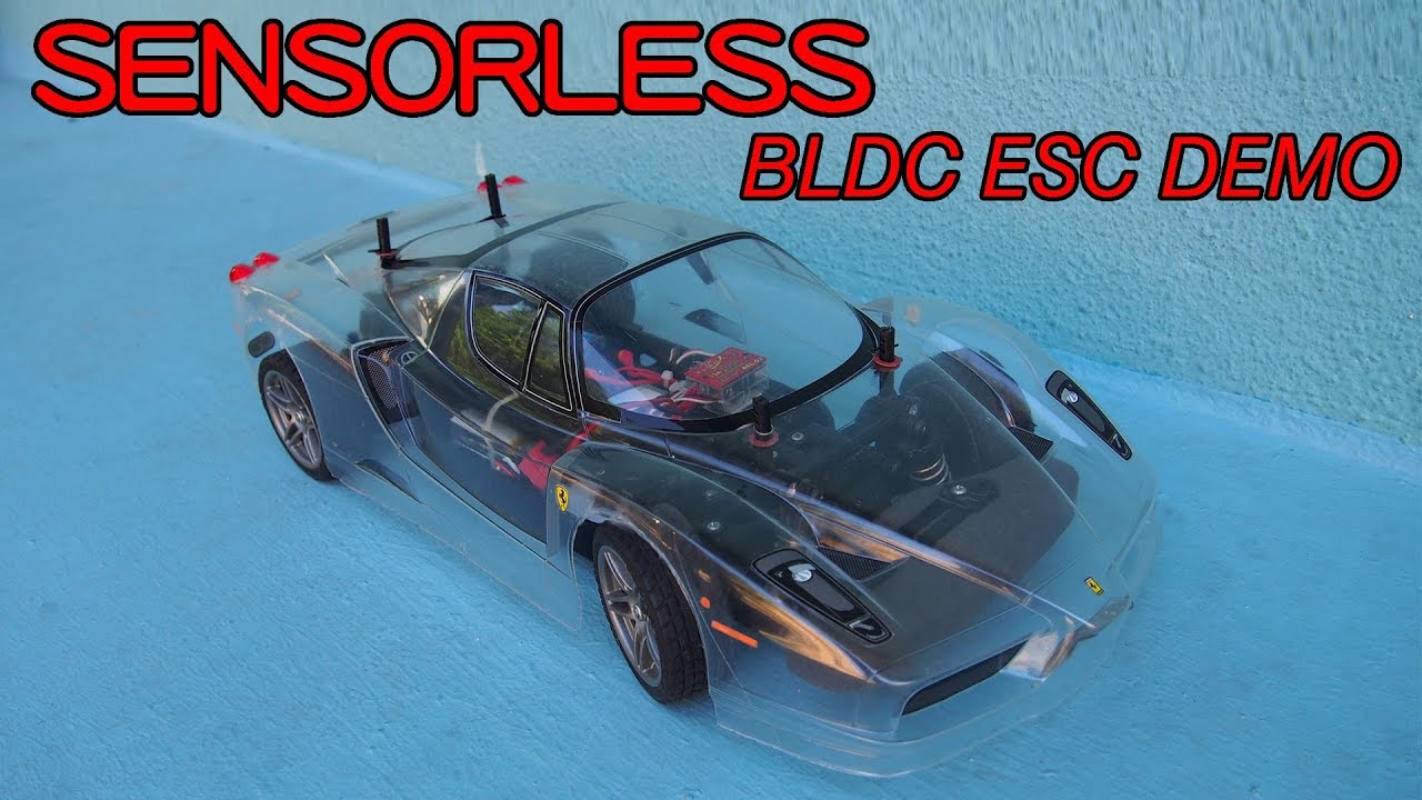 Extra mini sensorless BLDC ESC installed in 