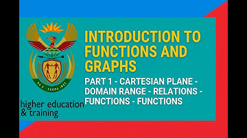 Mathematics N4 Functions and Graphs (Introduction to Functions and Graphs)